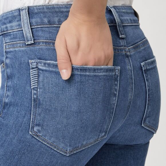 Paige womens Verdugo Ankle Skinny mid rise Blue Denim Jeans Size 27 - Picture 12 of 13